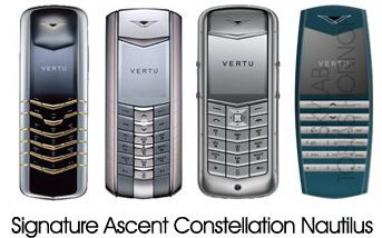 Vertu ascent black leather,     vertu